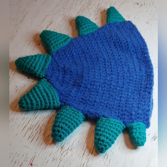 Dragon Child Handmade Beanie Stocking Hat Crochet Animal Winter Warm Cozy - Picture 2 of 6